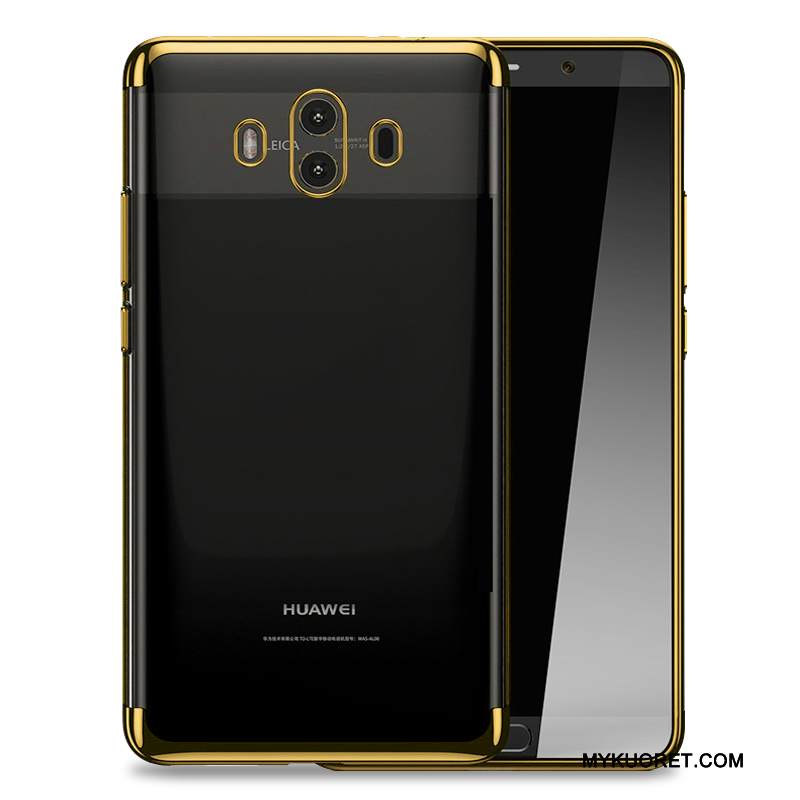Kuori Huawei Mate 10 Pro Silikoni Puhelimen Kuoret Ultra, Kotelo Huawei Mate 10 Pro Pehmeä Neste Kulta Ohut
