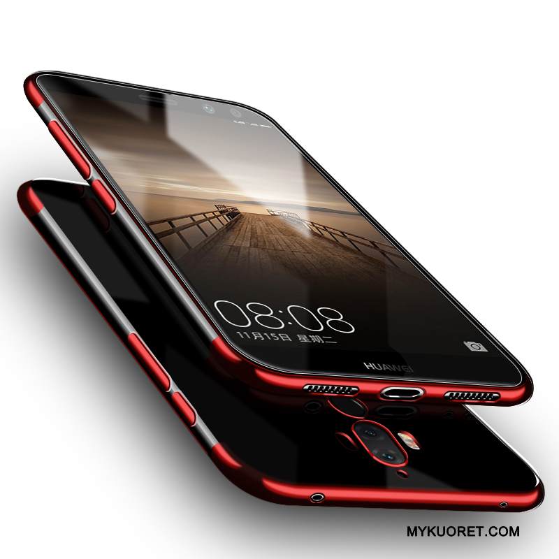 Kuori Huawei Mate 10 Pro Suojaus Ultra Punainen, Kotelo Huawei Mate 10 Pro Pehmeä Neste Trendi Ohut