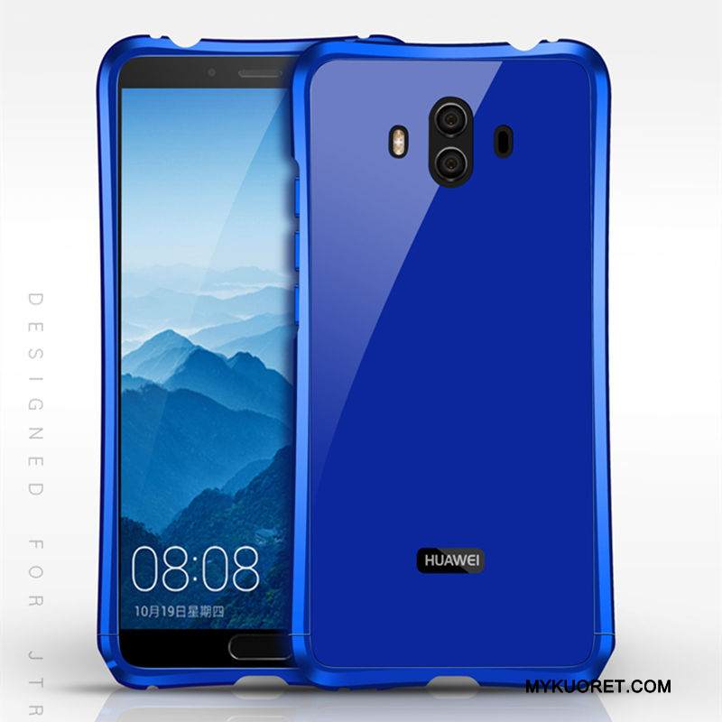 Kuori Huawei Mate 10 Suojaus Murtumaton Puhelimen Kuoret, Kotelo Huawei Mate 10 Luova Kova Sininen