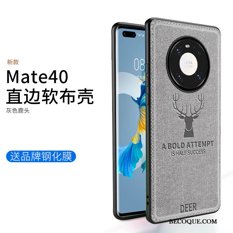 Kuori Huawei Mate 40 Silikoni Ylellisyys Ultra, Kotelo Huawei Mate 40 Suojaus Ohut Kukkakuvio