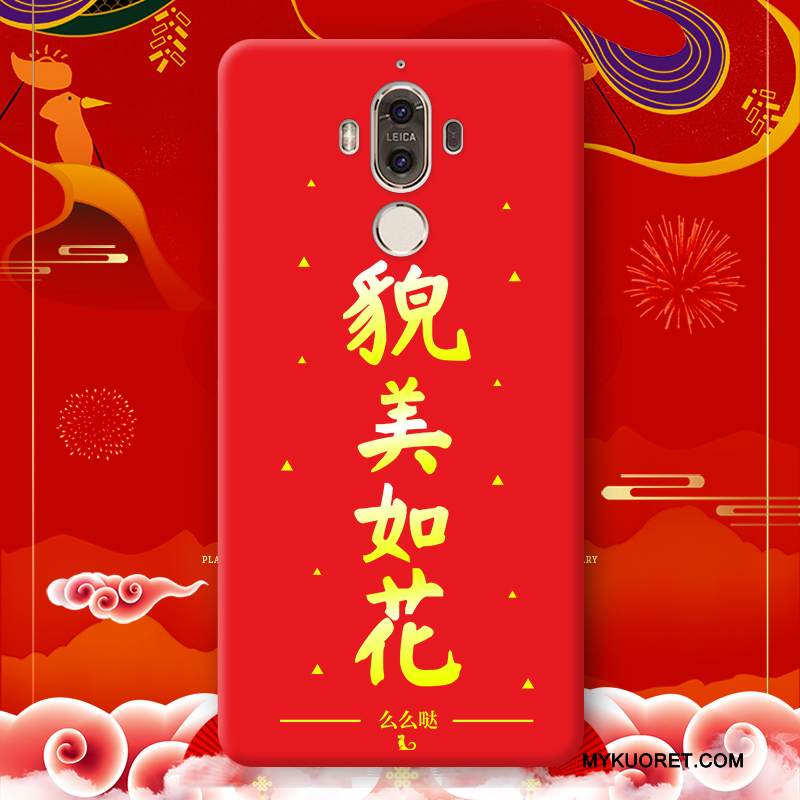 Kuori Huawei Mate 9 Pro Luova Punainen Murtumaton, Kotelo Huawei Mate 9 Pro Silikoni Puhelimen Kuoret