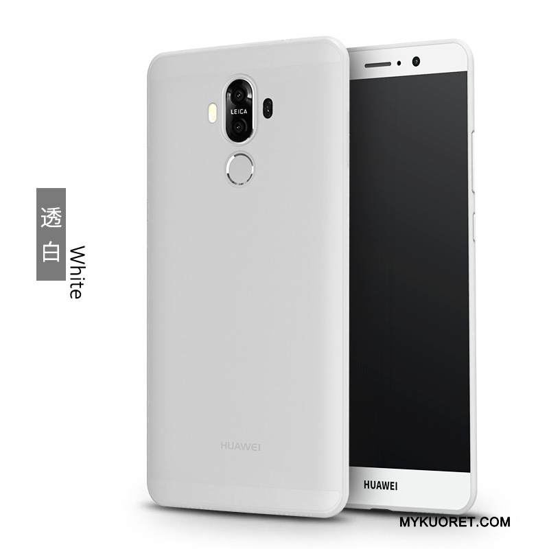 Kuori Huawei Mate 9 Silikoni Ohut Valkoinen, Kotelo Huawei Mate 9 Ultra Puhelimen Kuoret