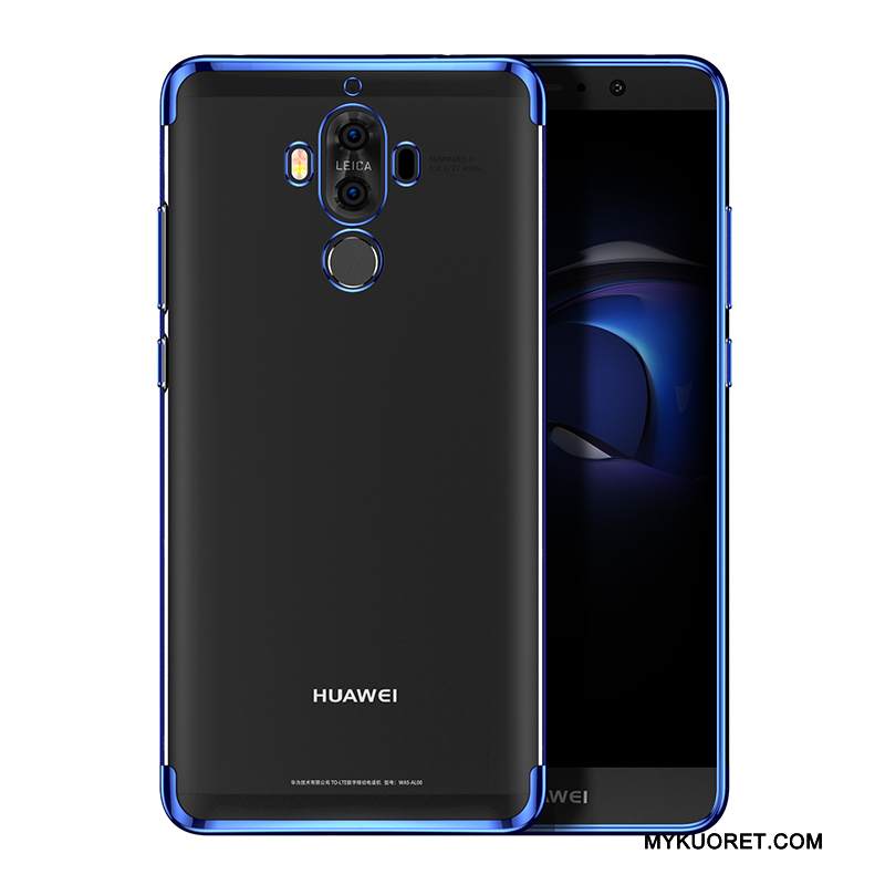 Kuori Huawei Mate 9 Silikoni Ultra Sininen, Kotelo Huawei Mate 9 Puhelimen Kuoret Läpinäkyvä