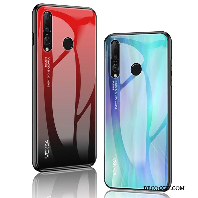 Kuori Huawei P Smart+ 2019 Silikoni Tide-brändi Lasi, Kotelo Huawei P Smart+ 2019 Suojaus Puhelimen Kuoret Ohut