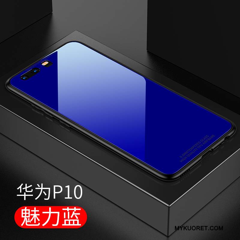 Kuori Huawei P10 Laukut Sininen Pesty Suede, Kotelo Huawei P10 Suojaus Malli Murtumaton