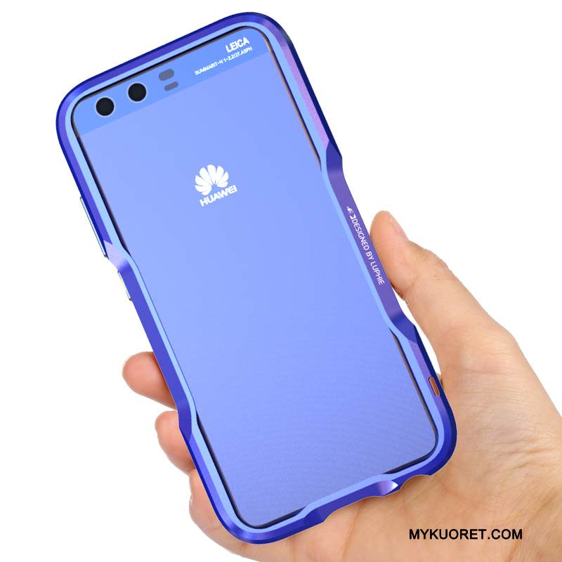 Kuori Huawei P10 Plus Luova Persoonallisuus Kehys, Kotelo Huawei P10 Plus Suojaus Murtumaton Sininen