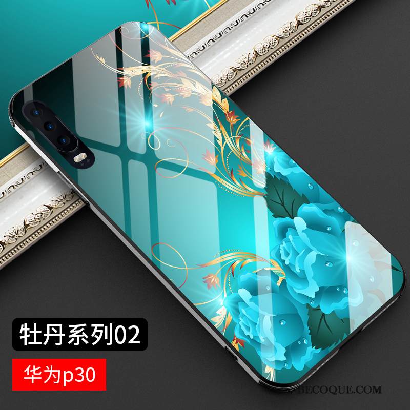 Kuori Huawei P30 Laukut Persoonallisuus Puhelimen Kuoret, Kotelo Huawei P30 Tila Sininen Ultra