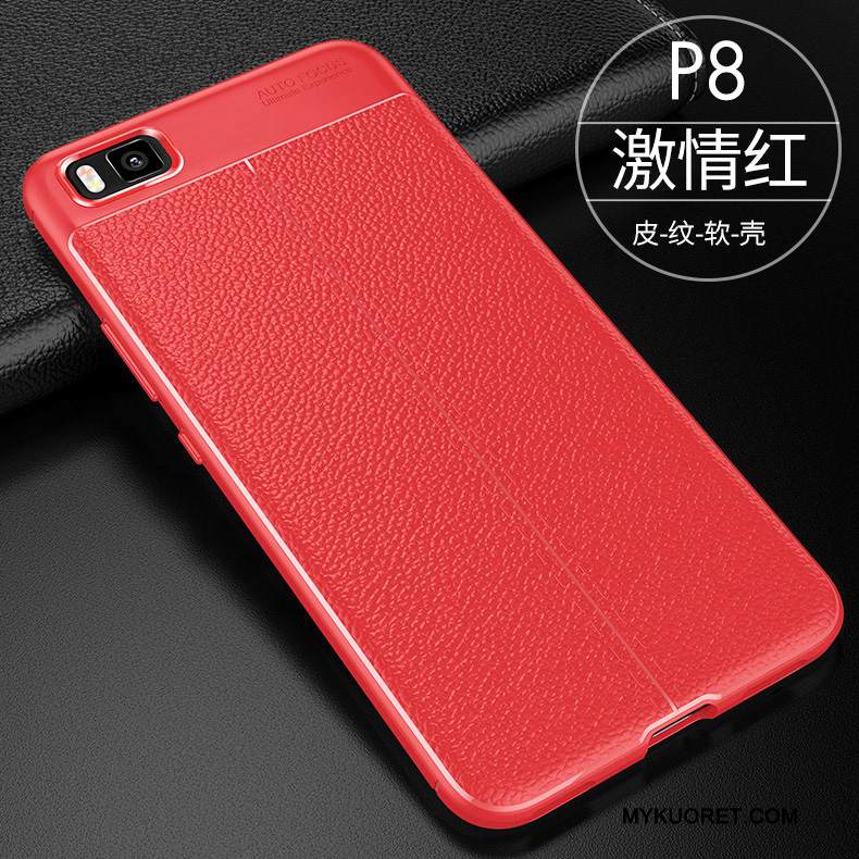 Kuori Huawei P8 Lite Laukut Punainen Nuoret, Kotelo Huawei P8 Lite Silikoni Murtumaton Puhelimen Kuoret