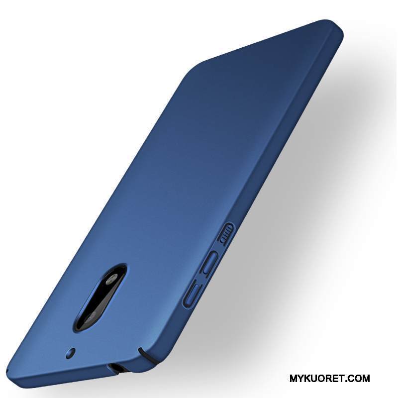 Kuori Nokia 6 Suojaus Ultra Murtumaton, Kotelo Nokia 6 Laukut Ohut Sininen