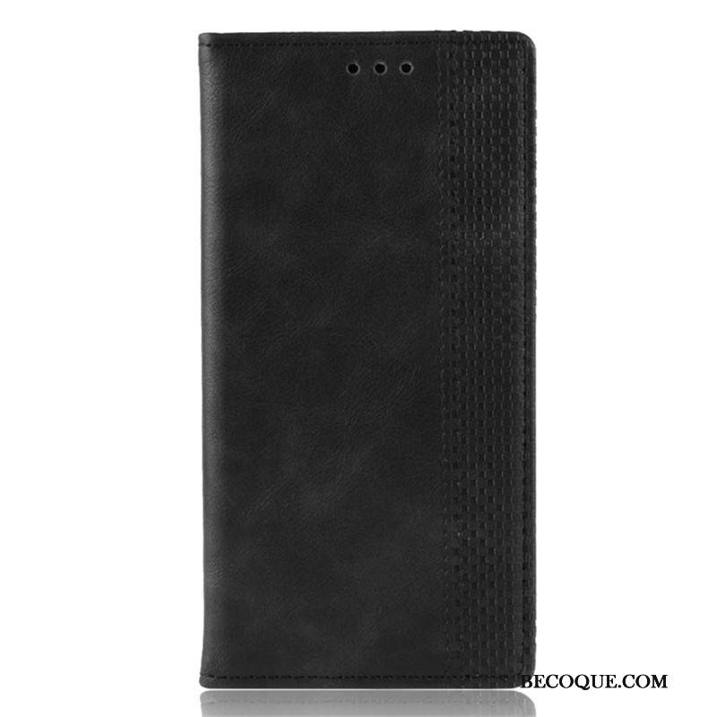 Kuori Redmi Note 9 Nahka Niitti Punainen, Kotelo Redmi Note 9 Suojaus Puhelimen Kuoret Musta