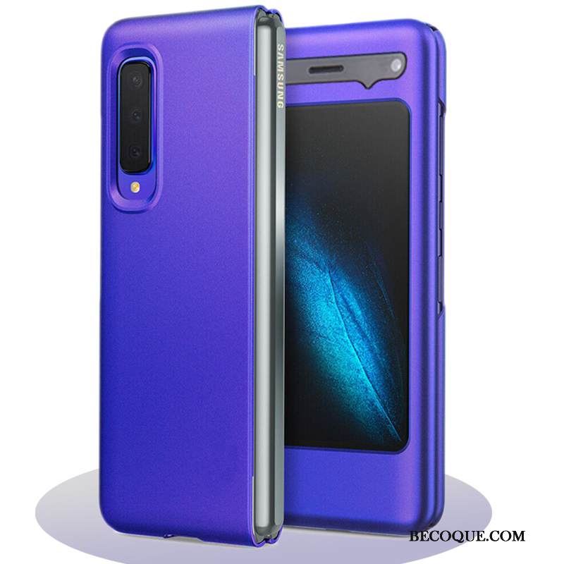 Kuori Samsung Fold Laukut Pesty Suede Ultra, Kotelo Samsung Fold Ohut Violetti