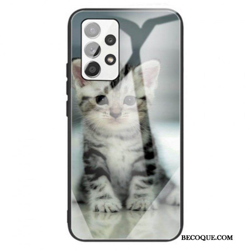 Kuori Samsung Galaxy A13 Kitten Karkaistu Lasi