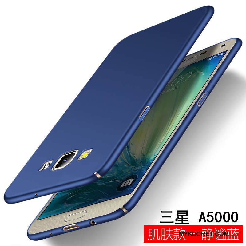 Kuori Samsung Galaxy A5 2015 Laukut Trendi Kova, Kotelo Samsung Galaxy A5 2015 Silikoni Puhelimen Kuoret Tummansininen