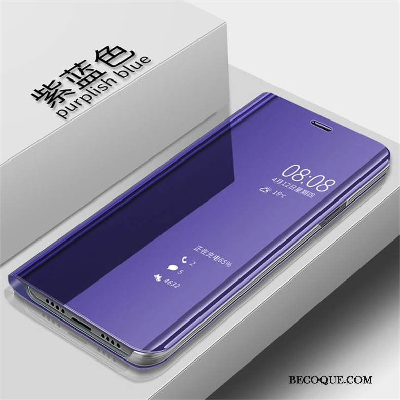 Kuori Samsung Galaxy A6 Nahka Puhelimen Kuoret Sininen, Kotelo Samsung Galaxy A6 Kuoret Violetti