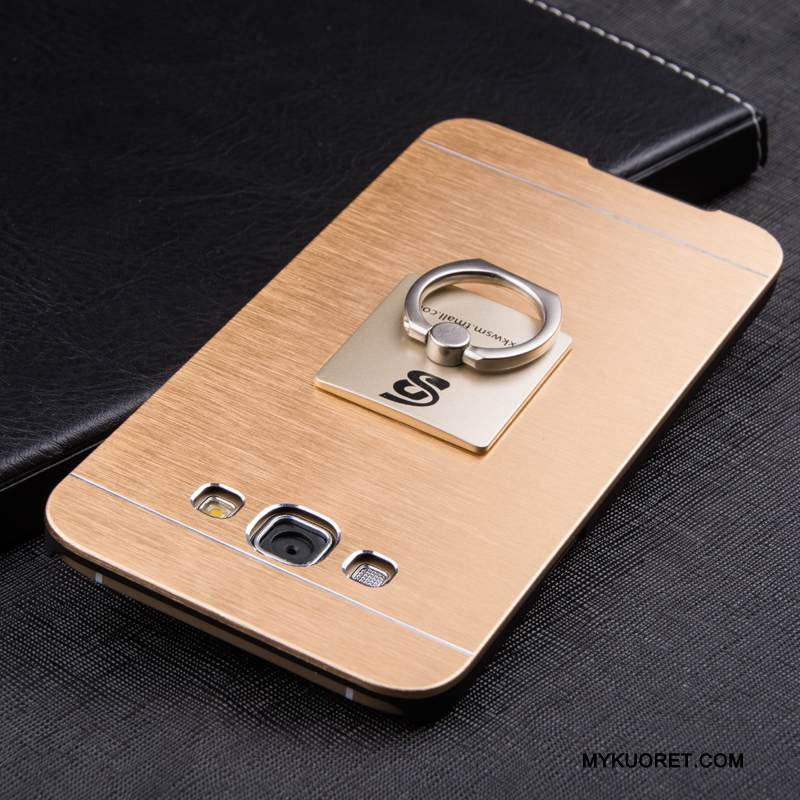 Kuori Samsung Galaxy A8+ Luova Kova Persoonallisuus, Kotelo Samsung Galaxy A8+ Metalli Puhelimen Kuoret Kulta