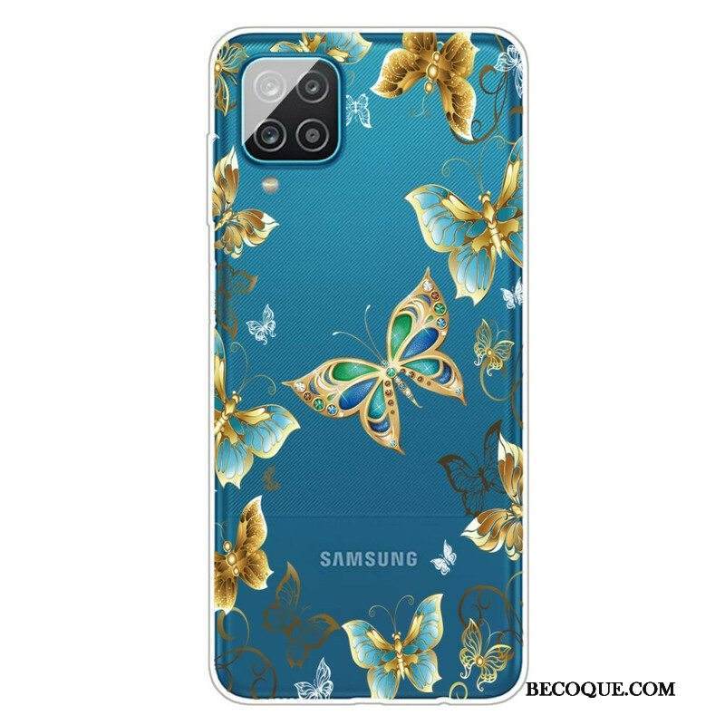 Kuori Samsung Galaxy M12 / A12 Design-perhosia