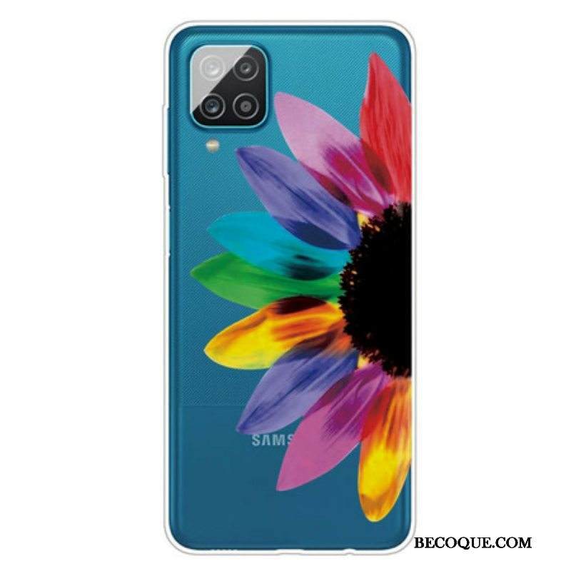 Kuori Samsung Galaxy M12 / A12 Värikäs Kukka