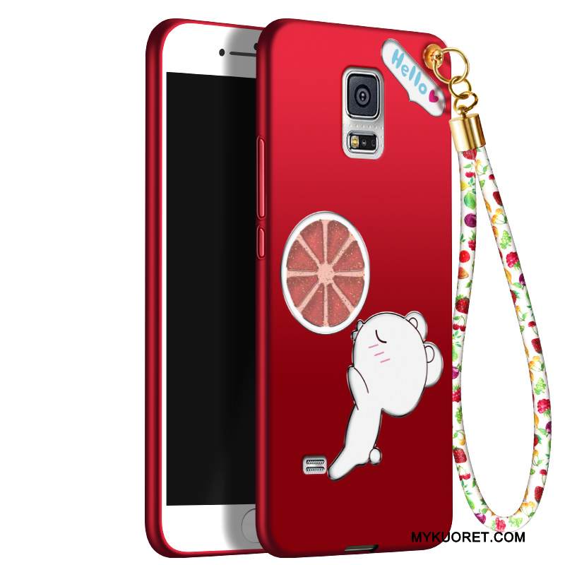 Kuori Samsung Galaxy Note 4 Pehmeä Neste Trendi Murtumaton, Kotelo Samsung Galaxy Note 4 Sarjakuva Punainen Puhelimen Kuoret