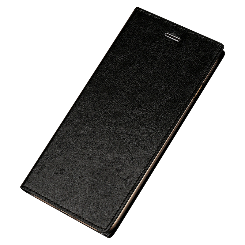 Kuori Samsung Galaxy Note 4 Suojaus Murtumaton Puhelimen Kuoret, Kotelo Samsung Galaxy Note 4 Nahka Ultra Musta