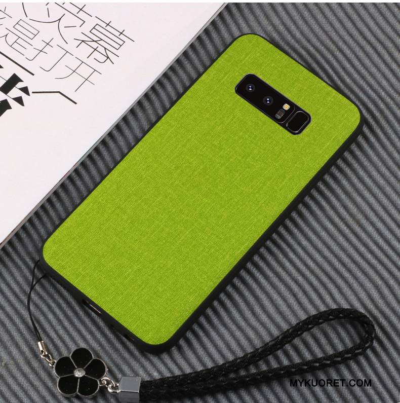 Kuori Samsung Galaxy Note 8 Laukut Vihreä Puhelimen Kuoret, Kotelo Samsung Galaxy Note 8 Suojaus
