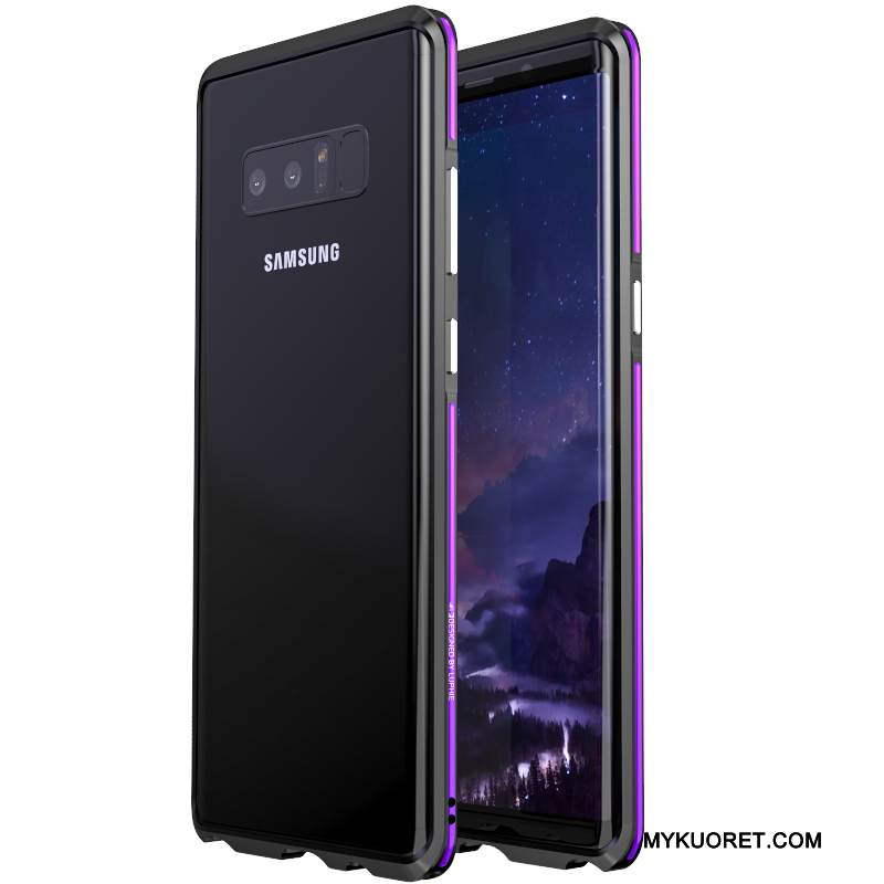 Kuori Samsung Galaxy Note 8 Luova Murtumaton Violetti, Kotelo Samsung Galaxy Note 8 Metalli Rakastunut Puhelimen Kuoret