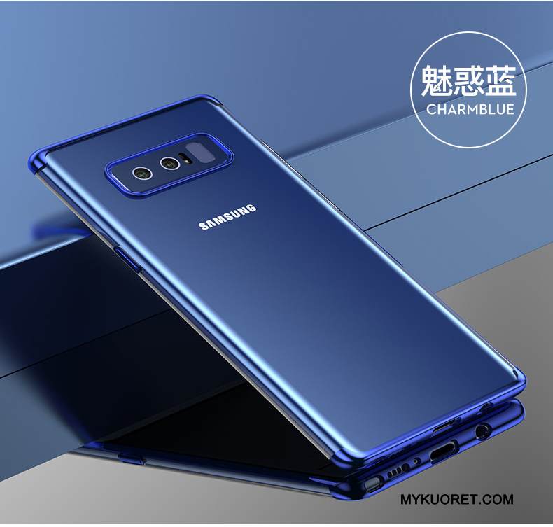 Kuori Samsung Galaxy Note 8 Luova Uusi Persoonallisuus, Kotelo Samsung Galaxy Note 8 Silikoni Puhelimen Kuoret Sininen