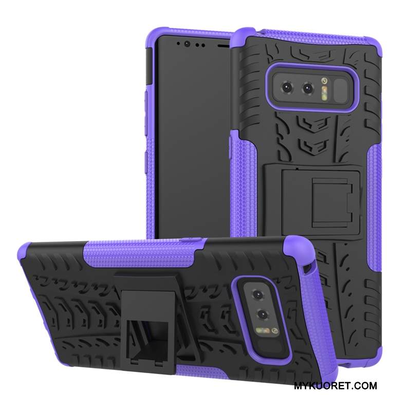 Kuori Samsung Galaxy Note 8 Tuki Murtumaton Puhelimen Kuoret, Kotelo Samsung Galaxy Note 8 Laukut Trendi Violetti