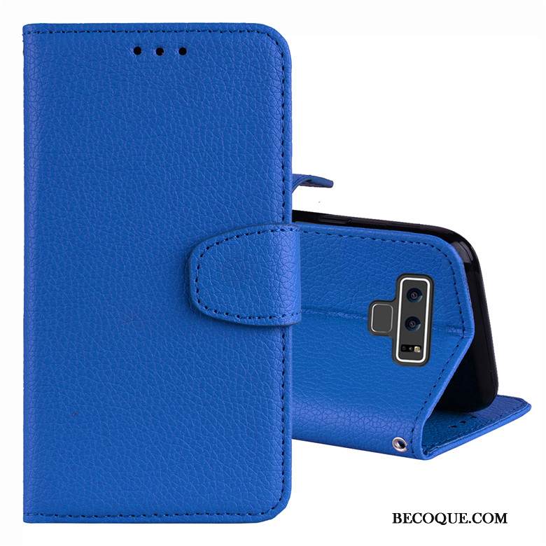 Kuori Samsung Galaxy Note 9 Laukut Murtumaton Puhelimen Kuoret, Kotelo Samsung Galaxy Note 9 Silikoni Sininen
