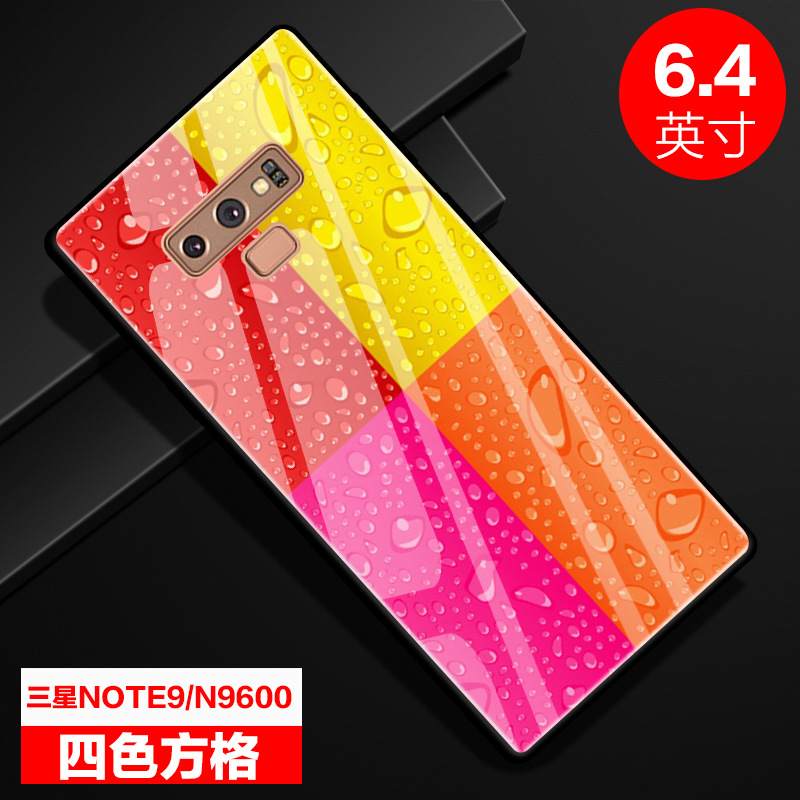 Kuori Samsung Galaxy Note 9 Monivärinen Puhelimen Kuoret Väri, Kotelo Samsung Galaxy Note 9 Suojaus Persoonallisuus Lasi