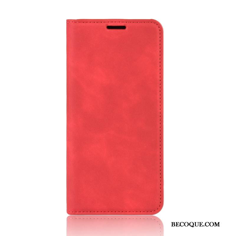 Kuori Samsung Galaxy Note20 Nahka Magneettinen Murtumaton, Kotelo Samsung Galaxy Note20 Tuki Punainen Puhelimen Kuoret