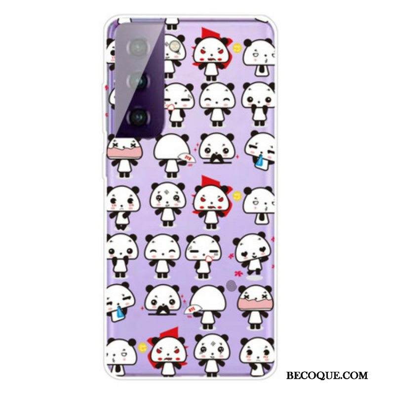Kuori Samsung Galaxy S21 FE Saumaton Hauska Panda