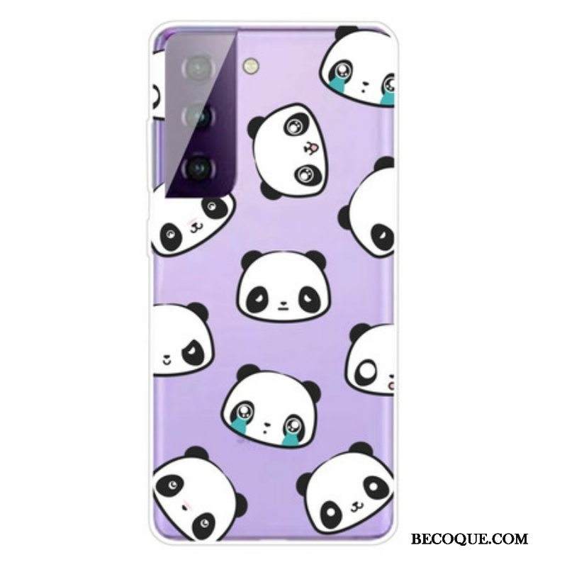 Kuori Samsung Galaxy S21 Plus 5G Saumaton Tunteellinen Panda