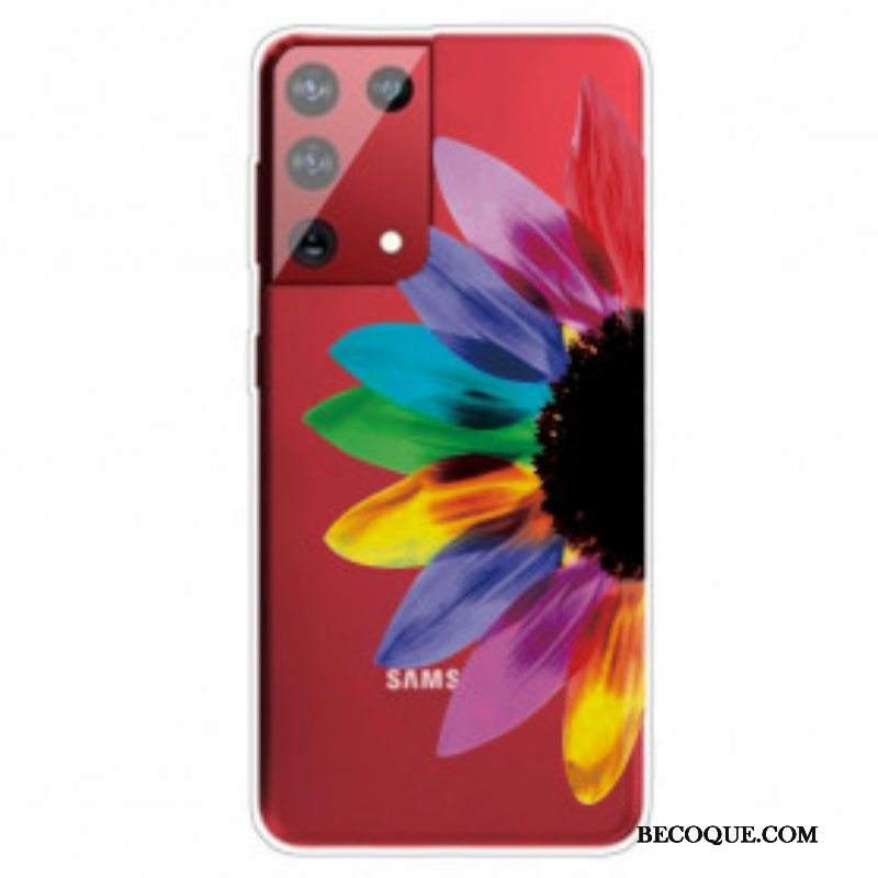 Kuori Samsung Galaxy S21 Ultra 5G Värikäs Kukka