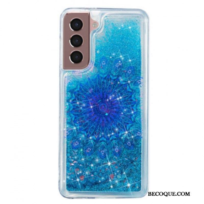 Kuori Samsung Galaxy S22 5G Glitter Mandala