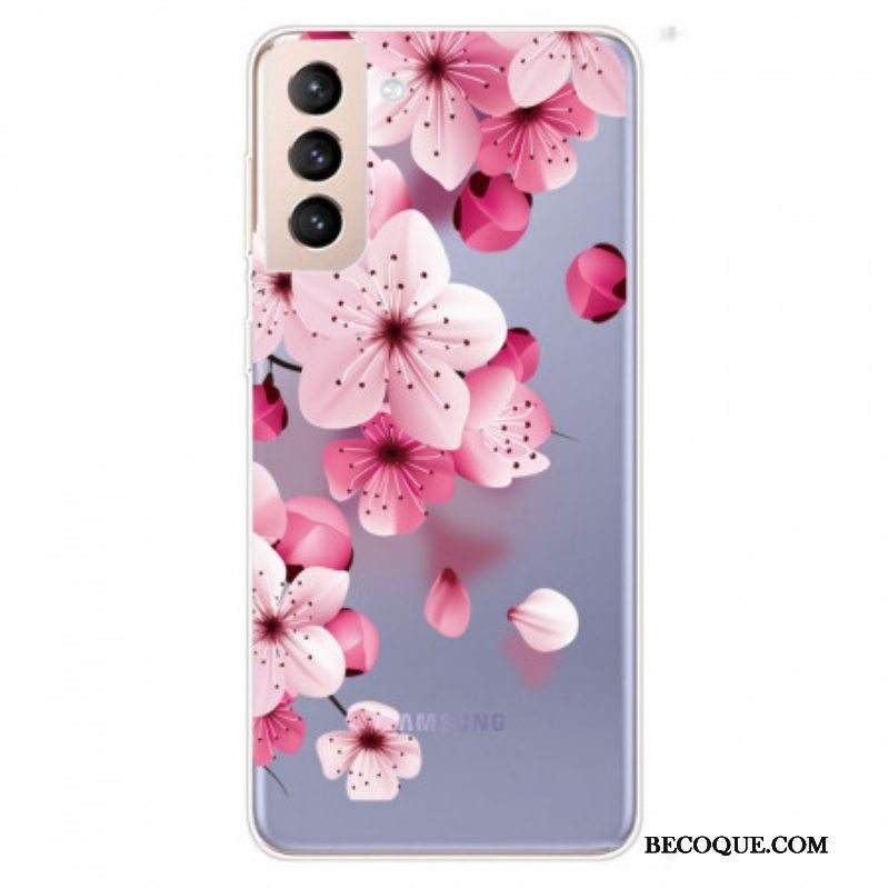 Kuori Samsung Galaxy S22 5G Pienet Vaaleanpunaiset Kukat
