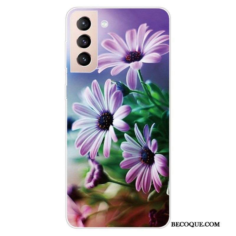 Kuori Samsung Galaxy S22 5G Realistisia Kukkia