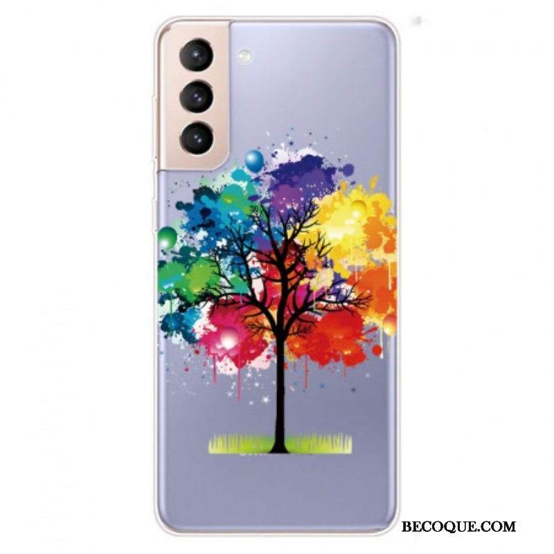Kuori Samsung Galaxy S22 Plus 5G Saumaton Akvarellipuu