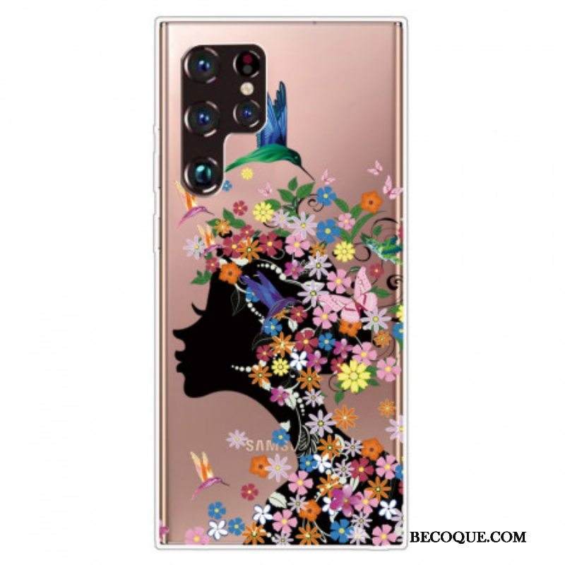 Kuori Samsung Galaxy S22 Ultra 5G Kaunis Kukkapää