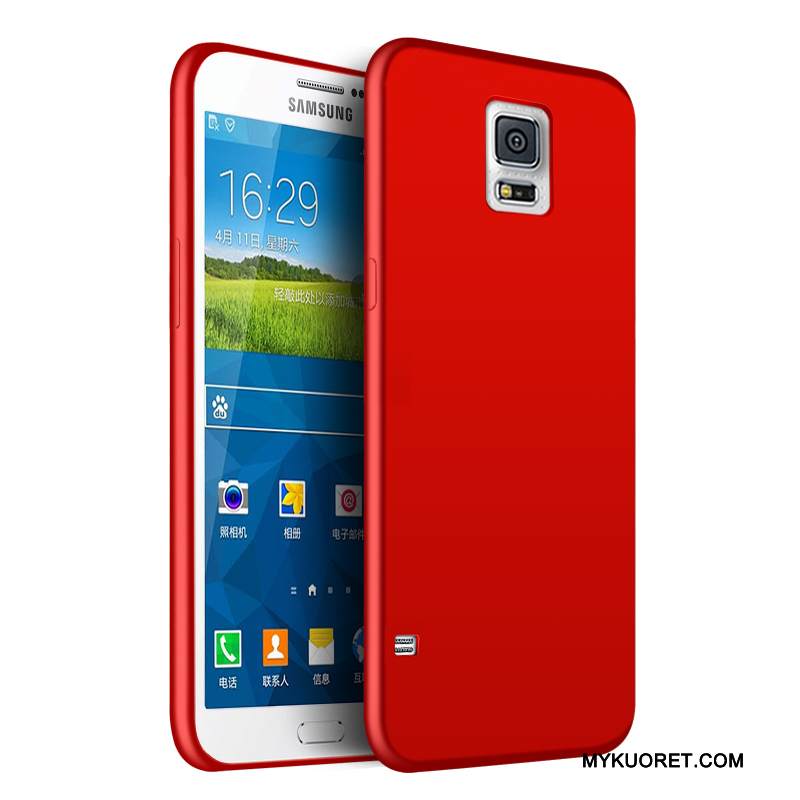 Kuori Samsung Galaxy S5 Suojaus Puhelimen Kuoret Murtumaton, Kotelo Samsung Galaxy S5 Laukut Punainen Uusi