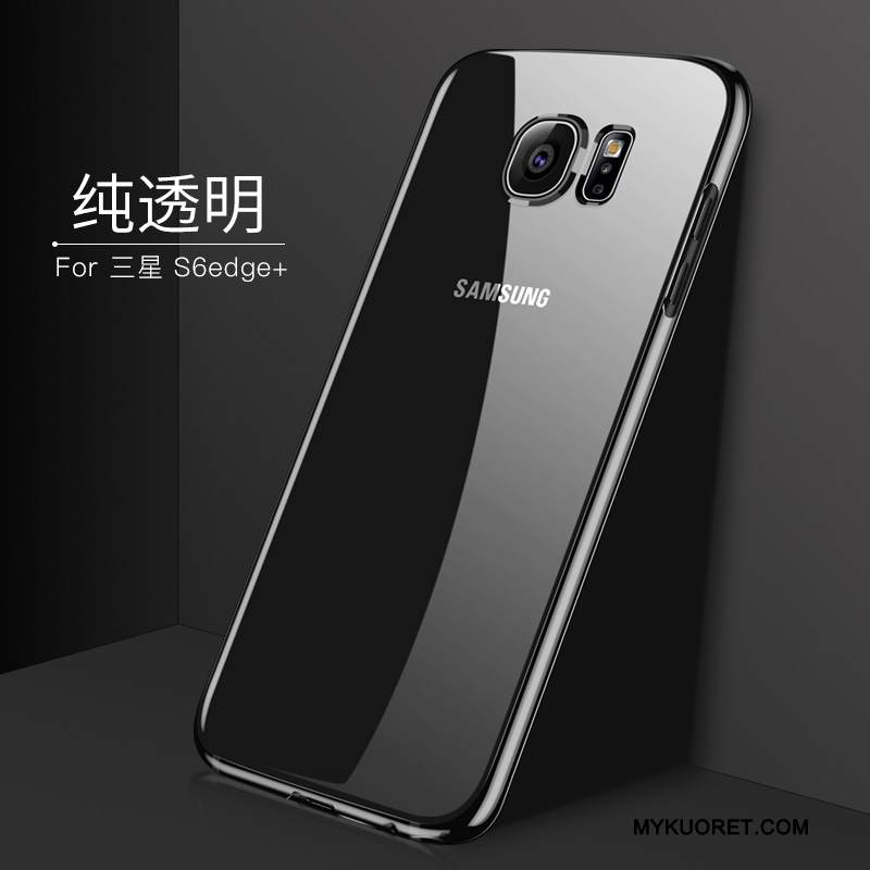 Kuori Samsung Galaxy S6 Edge + Suojaus Ultra Kova, Kotelo Samsung Galaxy S6 Edge + Trendi Ohut