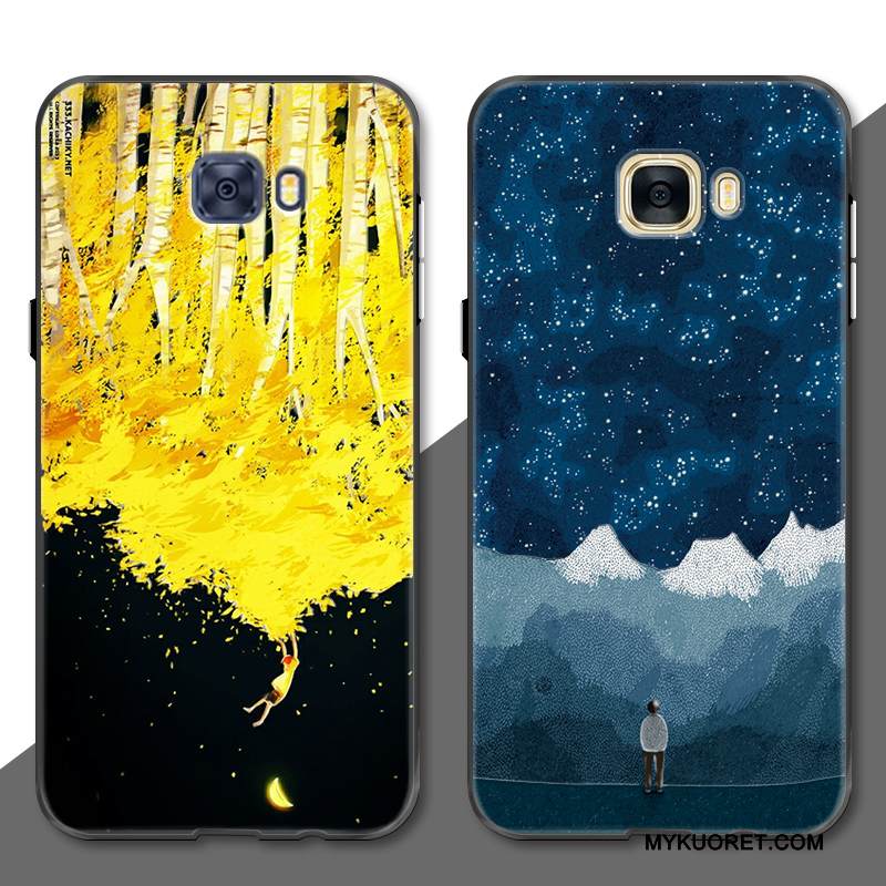 Kuori Samsung Galaxy S7 Edge Laukut Murtumaton Keltainen, Kotelo Samsung Galaxy S7 Edge Suojaus Puhelimen Kuoret Persoonallisuus
