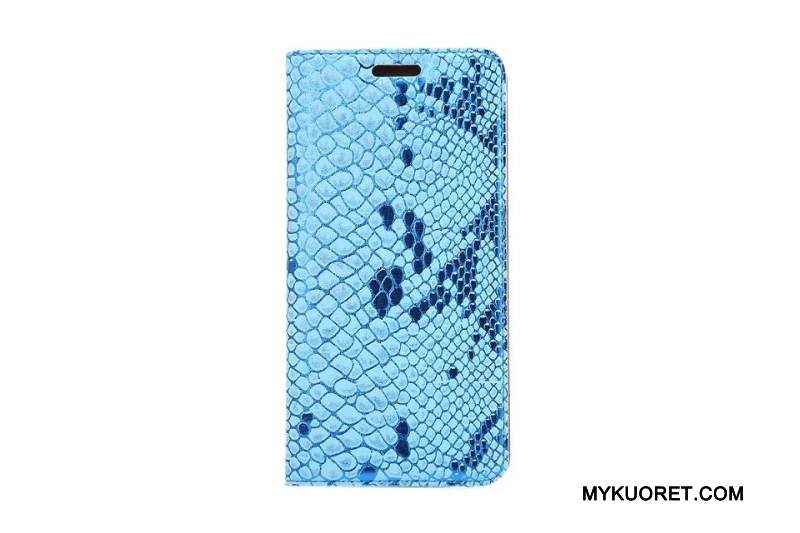 Kuori Samsung Galaxy S7 Edge Nahka Sininen Puhelimen Kuoret, Kotelo Samsung Galaxy S7 Edge Pehmeä Neste