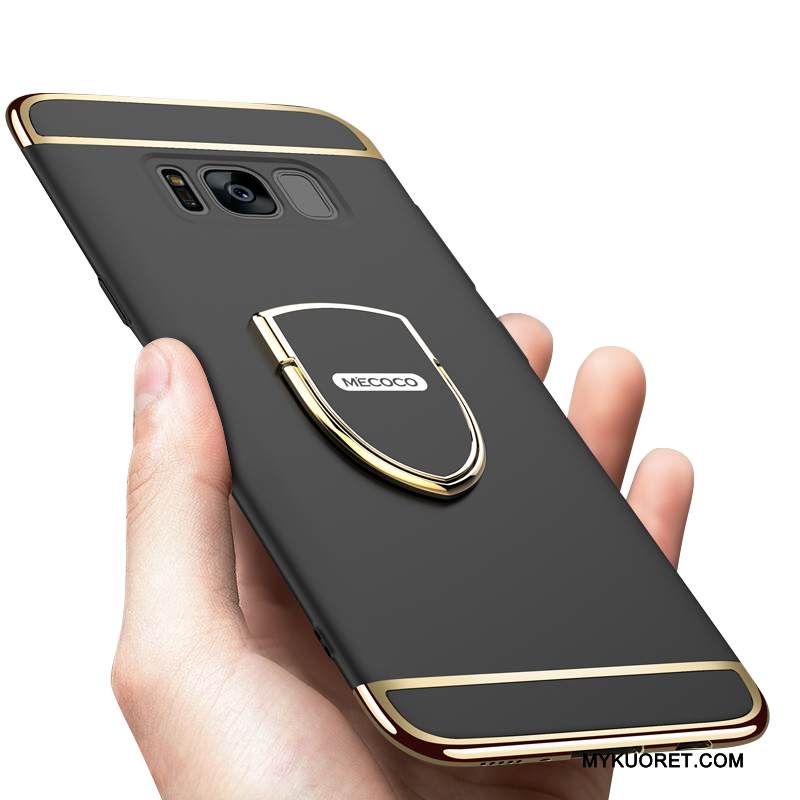 Kuori Samsung Galaxy S8 Laukut Musta Ultra, Kotelo Samsung Galaxy S8 Suojaus Puhelimen Kuoret Pesty Suede