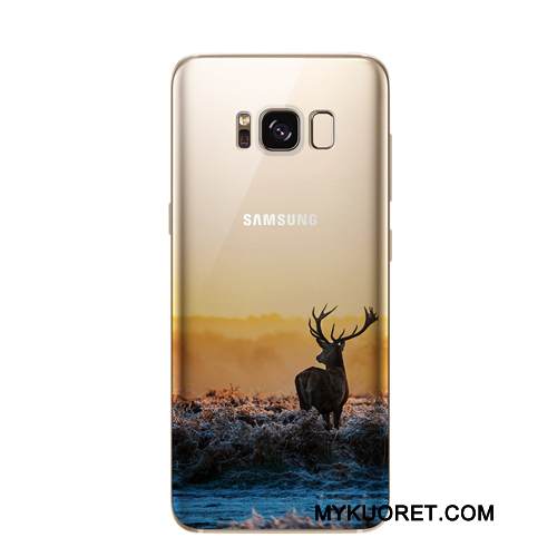Kuori Samsung Galaxy S8 Laukut Yksinkertainen Trendi, Kotelo Samsung Galaxy S8 Suojaus Puhelimen Kuoret Sininen