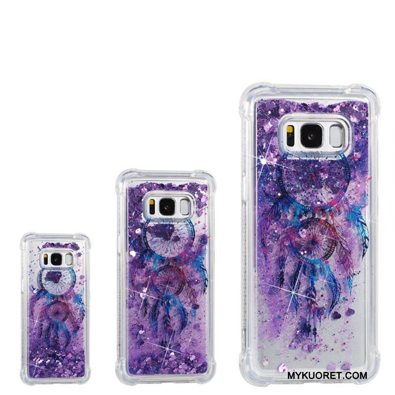 Kuori Samsung Galaxy S8 Suojaus Murtumaton Puhelimen Kuoret, Kotelo Samsung Galaxy S8 Paksut Violetti