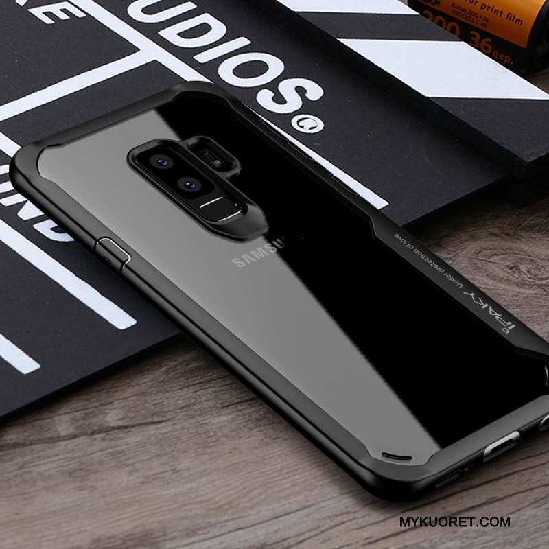 Kuori Samsung Galaxy S9+ Luova Puhelimen Kuoret Läpinäkyvä, Kotelo Samsung Galaxy S9+ Pehmeä Neste Musta Persoonallisuus