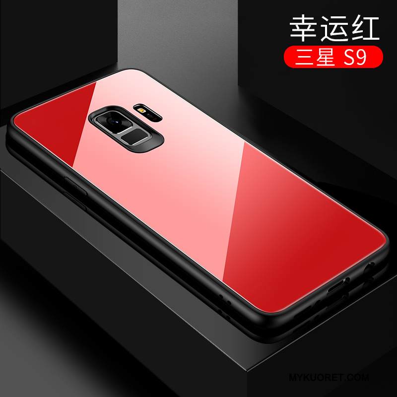 Kuori Samsung Galaxy S9 Luova Puhelimen Kuoret Persoonallisuus, Kotelo Samsung Galaxy S9 Silikoni Punainen Tide-brändi