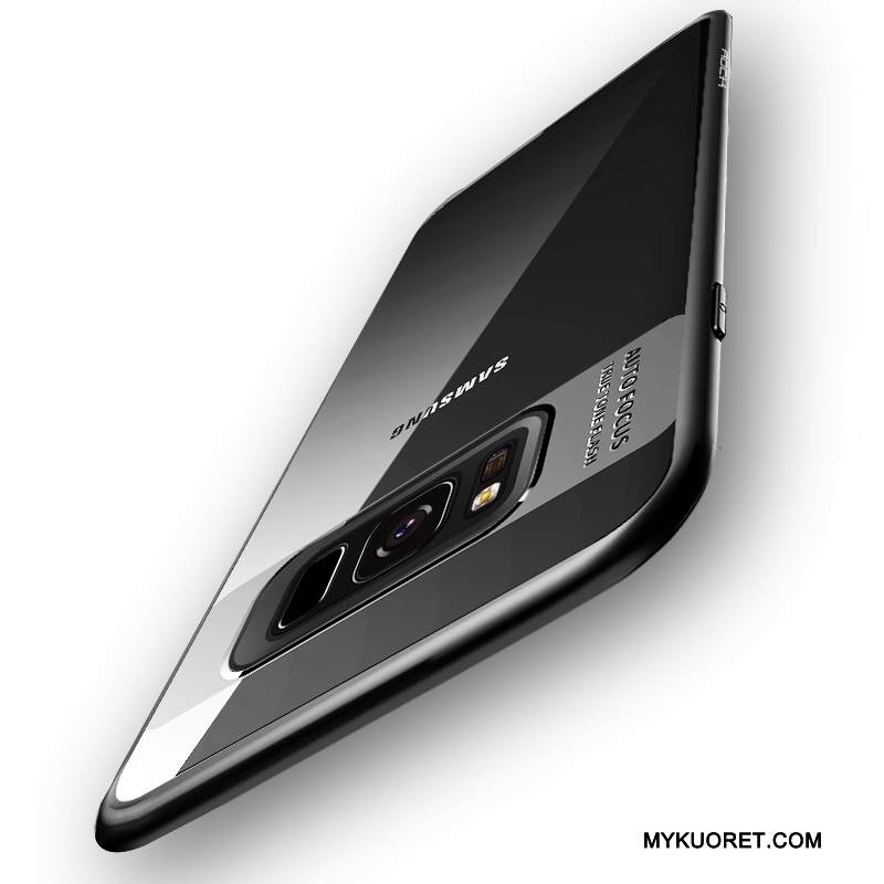 Kuori Samsung Galaxy S9 Silikoni Musta Murtumaton, Kotelo Samsung Galaxy S9 Suojaus Ohut Läpinäkyvä