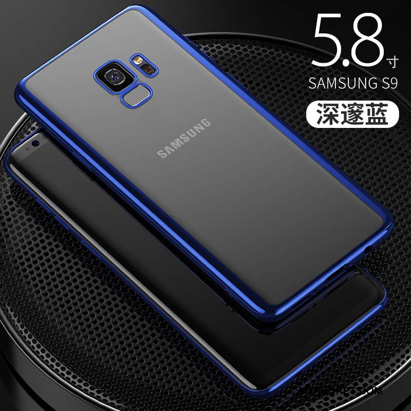 Kuori Samsung Galaxy S9 Suojaus Murtumaton Tummansininen, Kotelo Samsung Galaxy S9 Luova Läpinäkyvä Puhelimen Kuoret