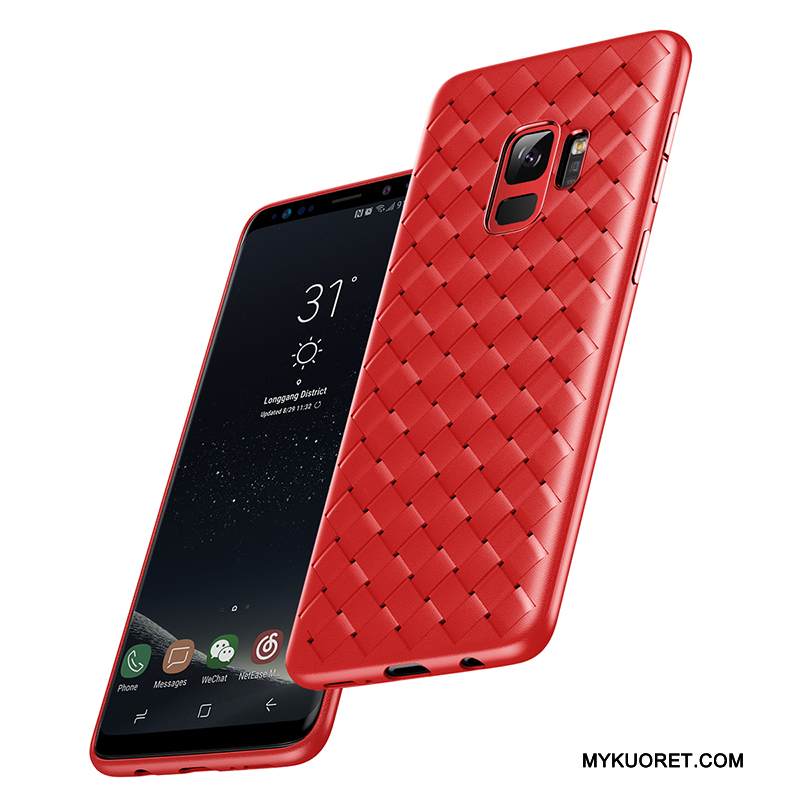 Kuori Samsung Galaxy S9 Suojaus Punainen Murtumaton, Kotelo Samsung Galaxy S9 Laukut Puhelimen Kuoret